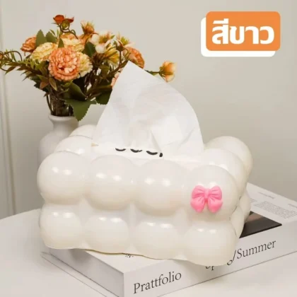 กล่องทิชชู่ ตกแต่งห้องนั่งเล่น โต๊ะอาหาร